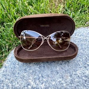 Tom Ford Collette Butterfly Sunglasses TF250